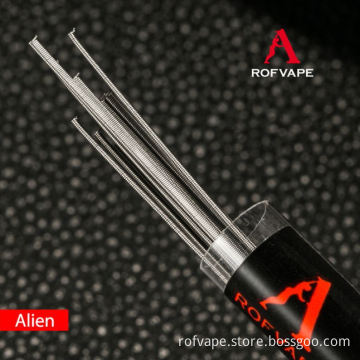 Rofvape Rda Atomizer Prebuilt Wire Out Door Metal E Cigarette Box Mod Electric Rda Coil Wire Production Process